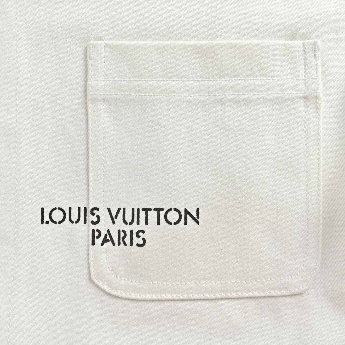 Louis Vuitton/Louis Vuitton Logo Printed Three Pocket Cargo Jacket Jacket
